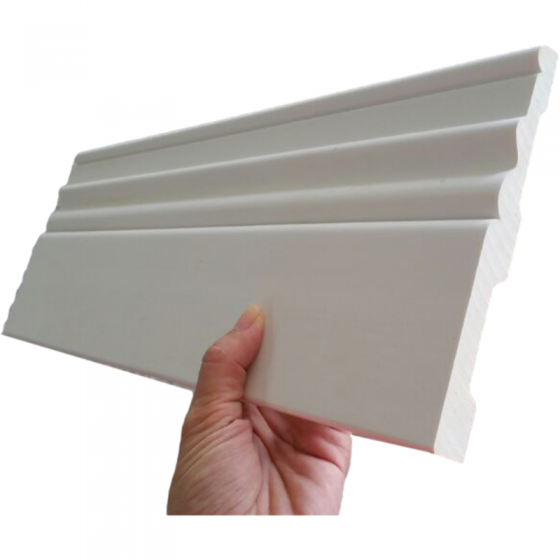 Bouver Pu European Style Hotel Villa Home Improvement Material Door Cover Line Plain Flat Line Board